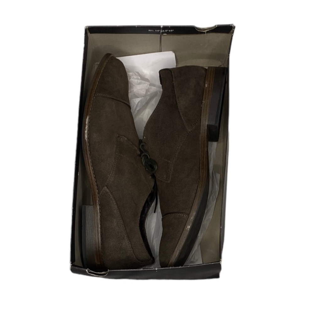 Marc Anthony Ivan Suede Upper Dress Shoes (Size: 12, Color: Smoke) - Picture 7 of 8